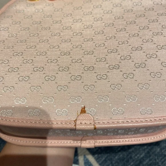 GUCCI Vintage Gucci Micro GG Chain Bamboo Bag - Picture 16 of 16